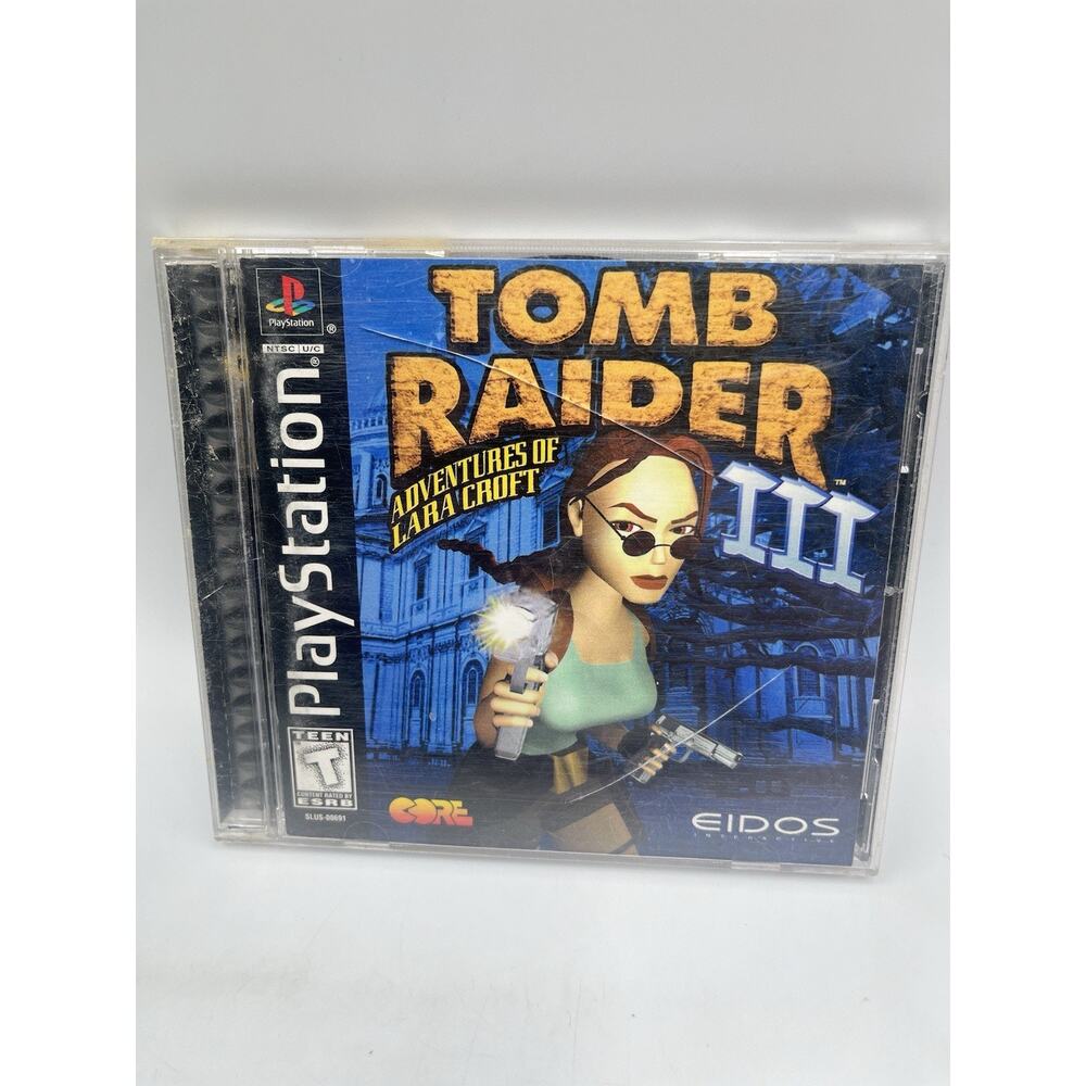 Tomb Raider III: Adventures Of Lara Croft For PlayStation 1 PS1 - Complete